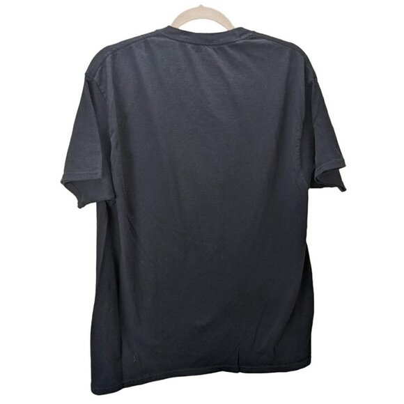 HANES Black Patriotic Stars on Clover Mens Large - Picture 3 of 4